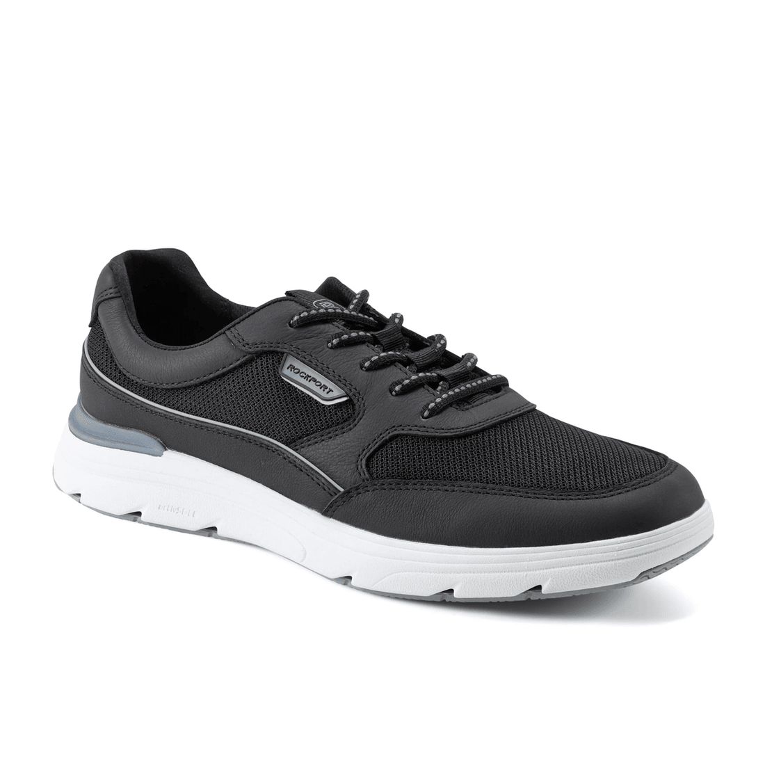 Tênis Casuais Com Cadarço Rockport Masculino Seabrook Preto