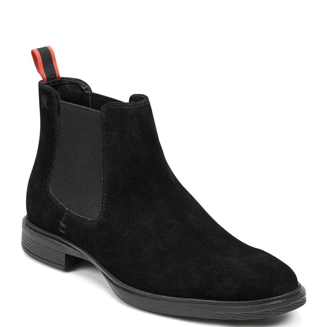 Botas Informales Sin Cordones Para Hombre Rockport Keeney De Ante Negro