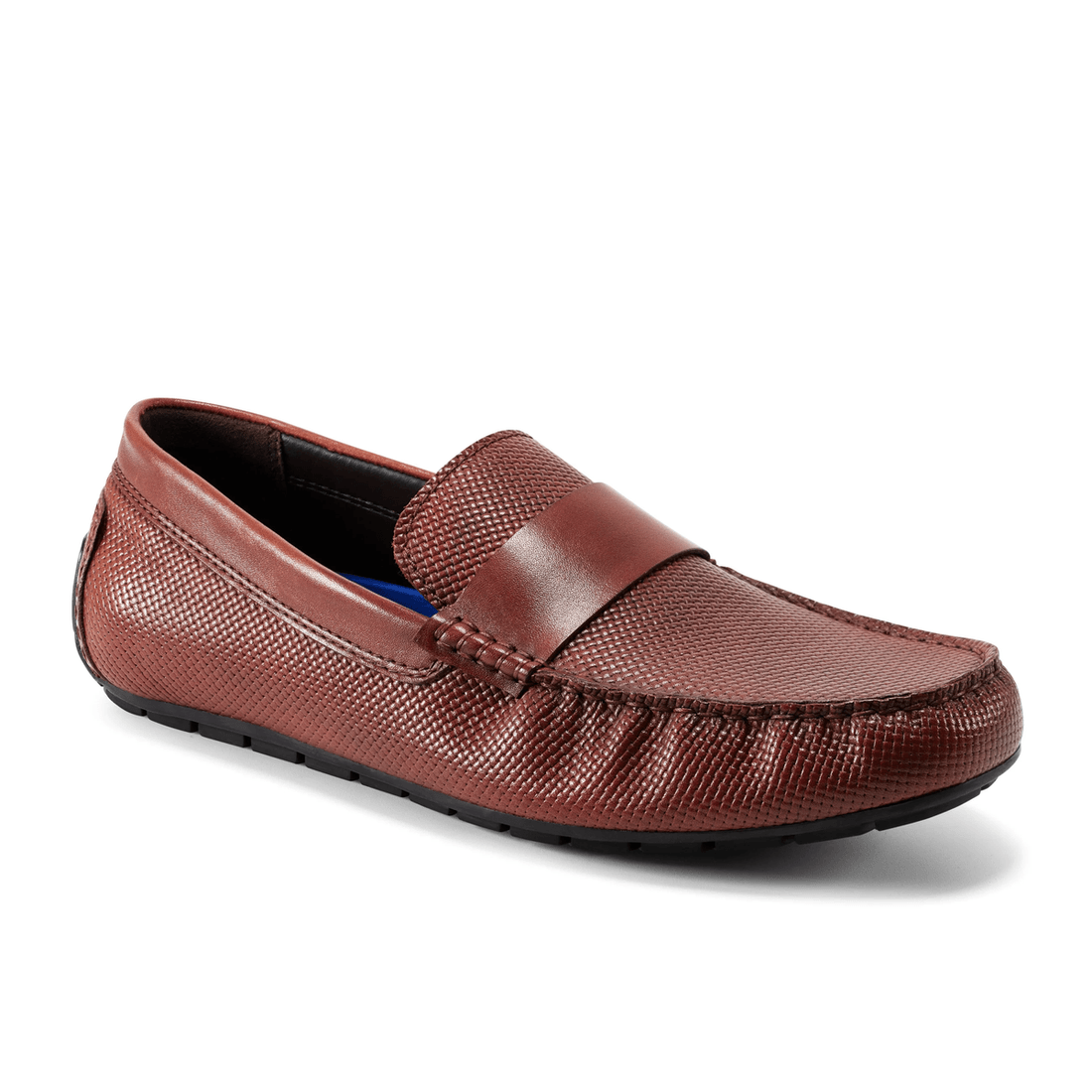 Rockport Miesten Tayo Slip-on Rento Tasapohjaiset Loaferit Tumman Luonnonvärinen Nahka