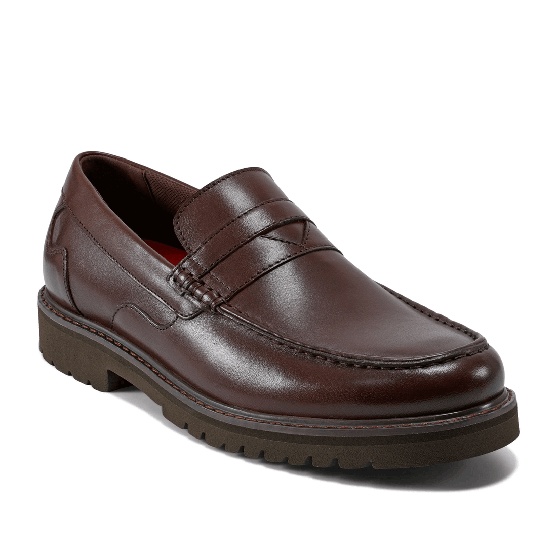 Rockport Vyriški Maverick Penny Loafer Tamsiai Rudas