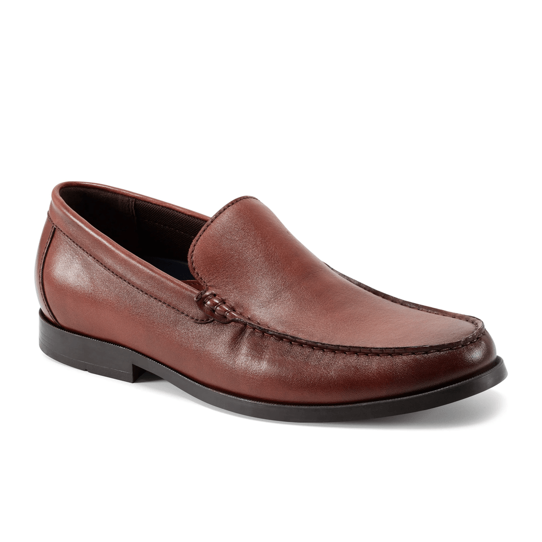 Rockport Pánské Whitley Společenské Slip-on Ploché Mokasíny Tmavě Přírodní