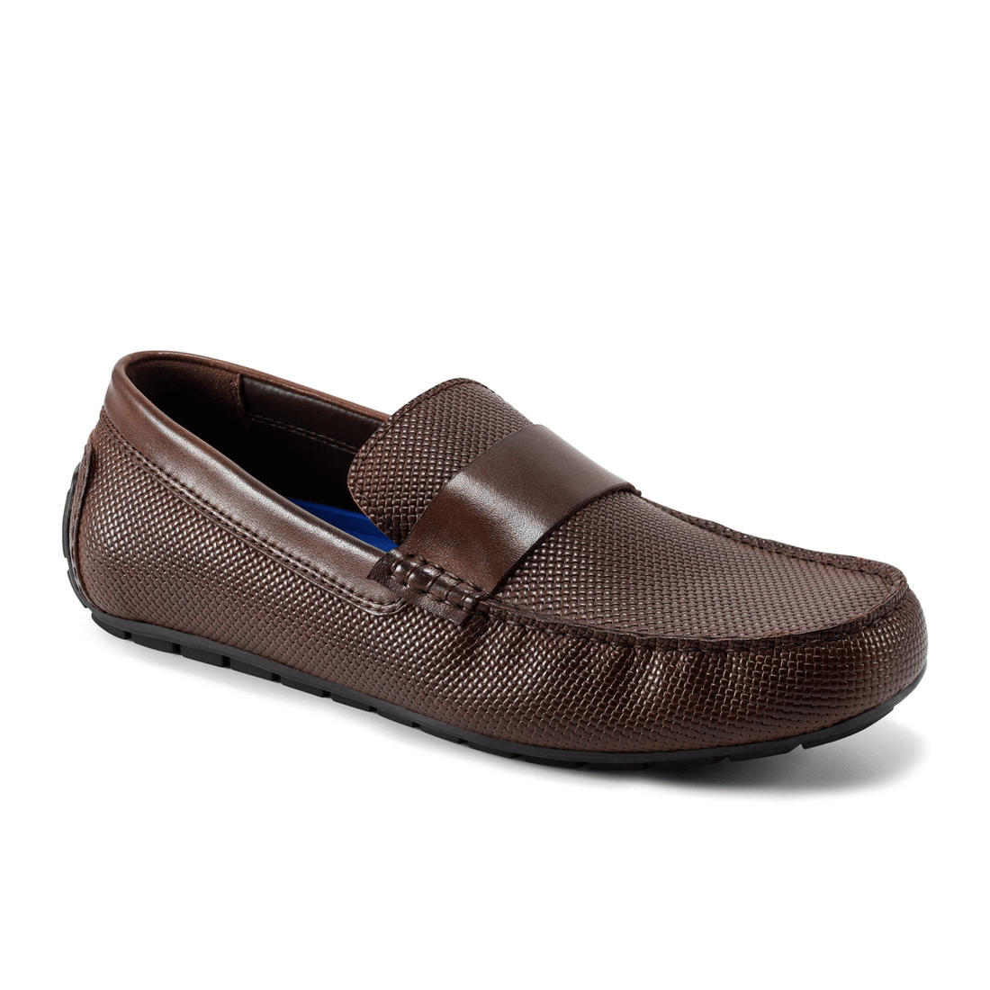 Rockport Férfi Tayo Slip-on Laza Lapos Mokaszin Sötétbarna