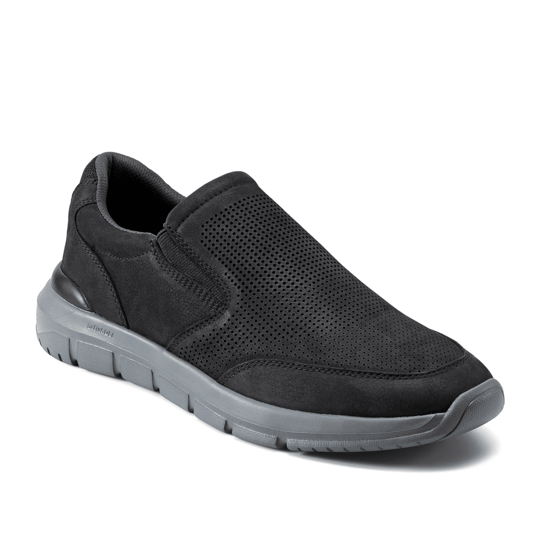 Rockport Men's Jaimin Round Toe Slip-on Casual Sneakers Black