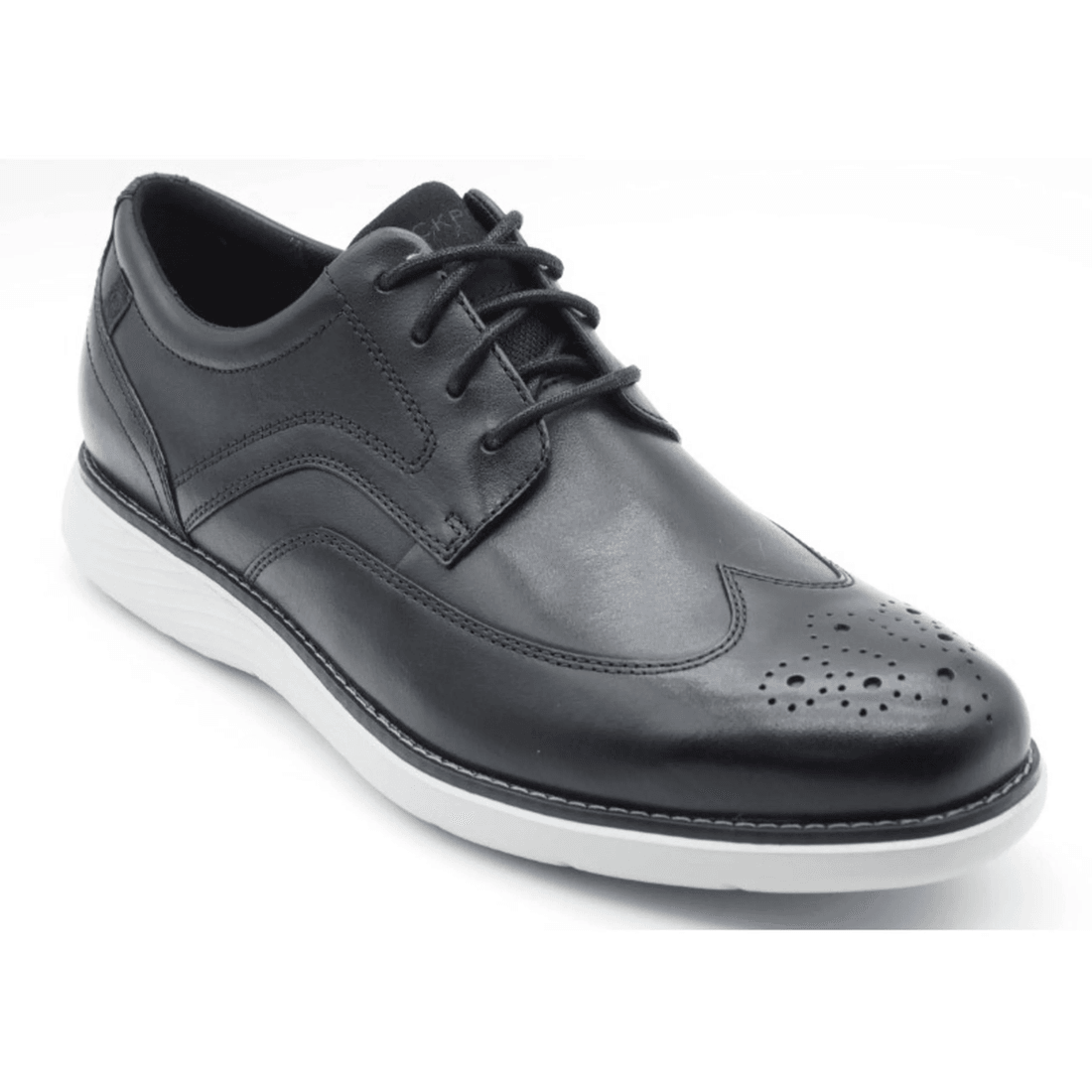 Rockport Miesten Garett Wing Tip Oxford Musta Höyrynahka