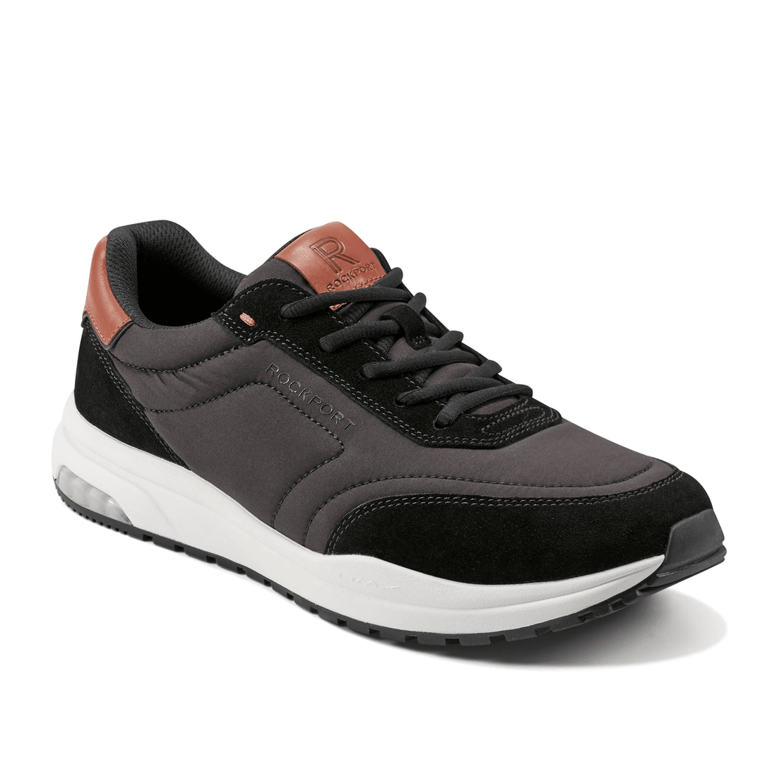 Rockport X Reebok Pánské Dmx™ Brock Volnočasové šněrovací Tenisky černé