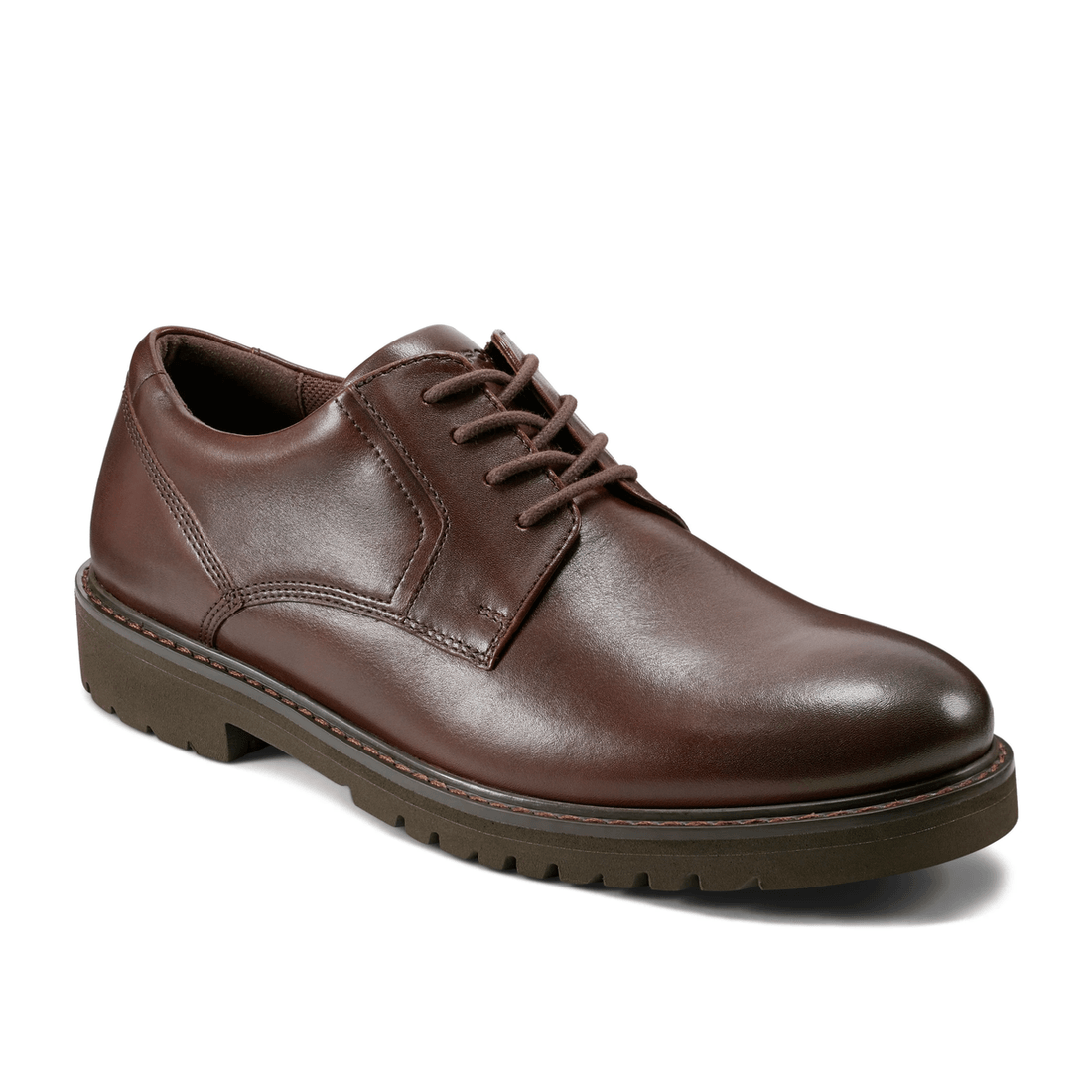 Rockport Men's Maverick Plain Toe Oxford Dark Brown