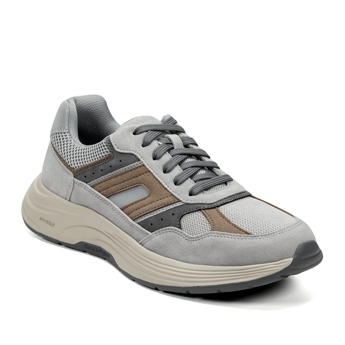 Rockport Férfi Henry Laza Fűzős Sportcipő Sötétszürke