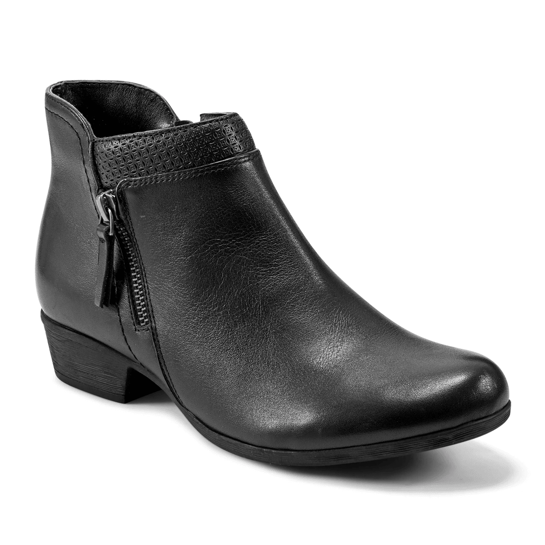 Rockport Stivali Alla Caviglia Casual Neri Con Zip Laterale Per Donna Carly