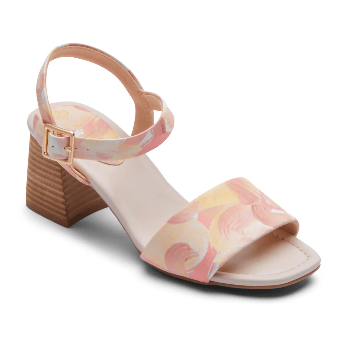 Kobiety Oh Radość! - Rockport Farrah 2-paskowy Obcas Różowy Malarski