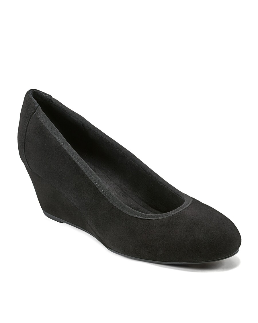 Rockport Women's Rita Slip-on Almond Toe Dress Wedges