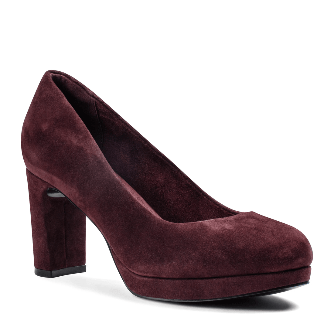 Rockport Dámské Carmen Total Motion Platform Pumps Tmavě červená Semiš