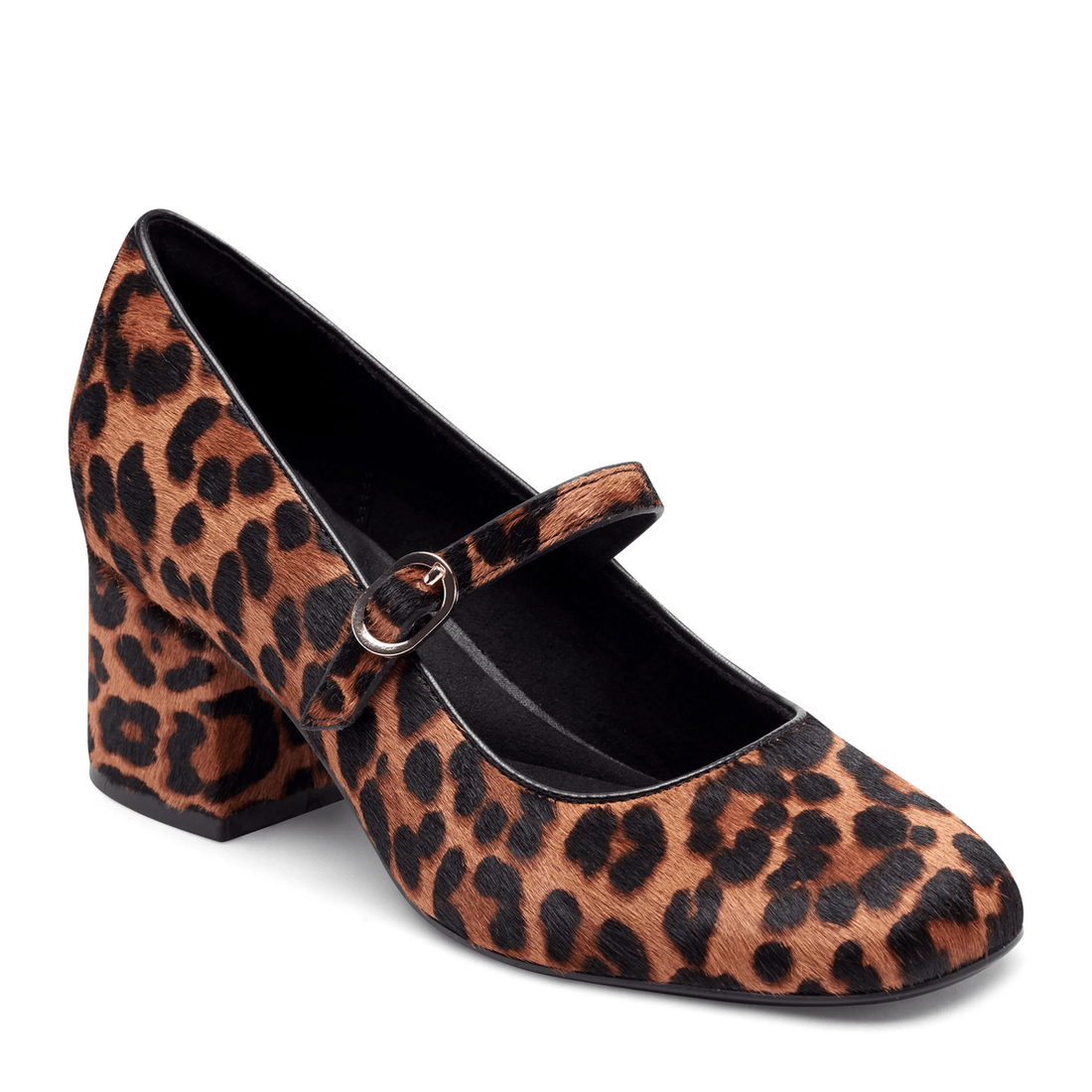 рокпорт женские кроссовки Xena на блочном каблуке Mary Jane леопард