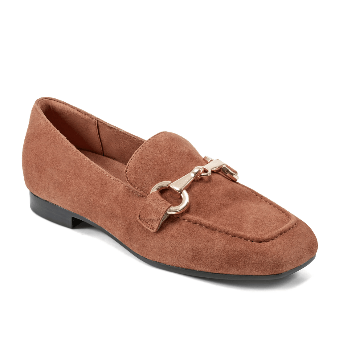 Rockport Damen Polly Slip-on Quadratische Zehen Kleid Loafers Mittel Natürliche Wildleder