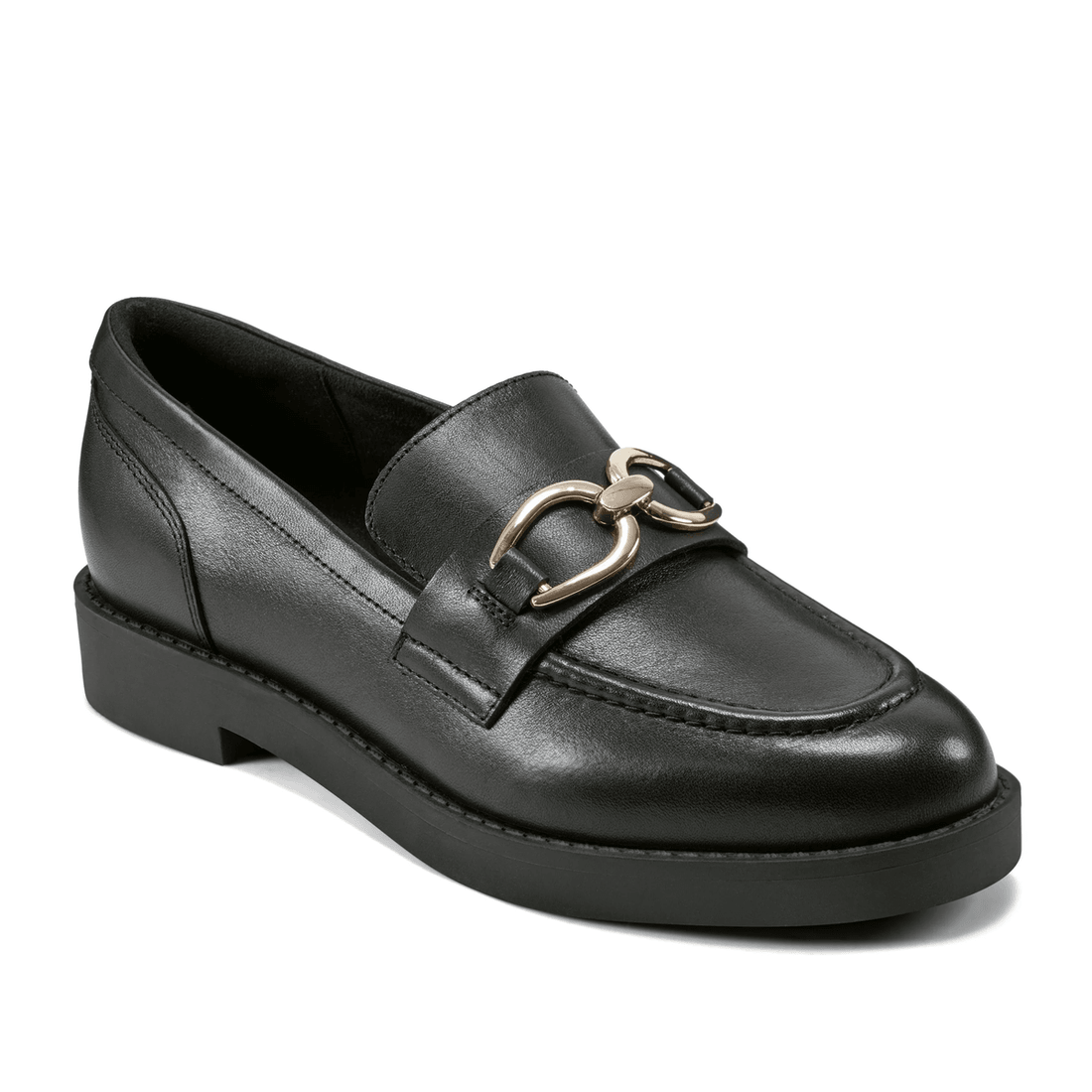 Rockport Donne Yemery Mocassini Con Fibbia In Pelle Nera